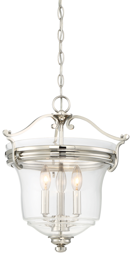 Audrey&#39;s Point - 3 Light Pendant(convertible To Semi Flush)
