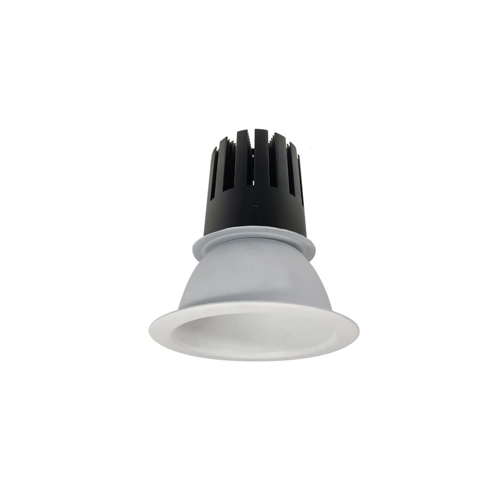 4&#34; Sapphire III Round Open Reflector, 2500lm, 3000K, Narrow Flood Optic, Matte Powder White
