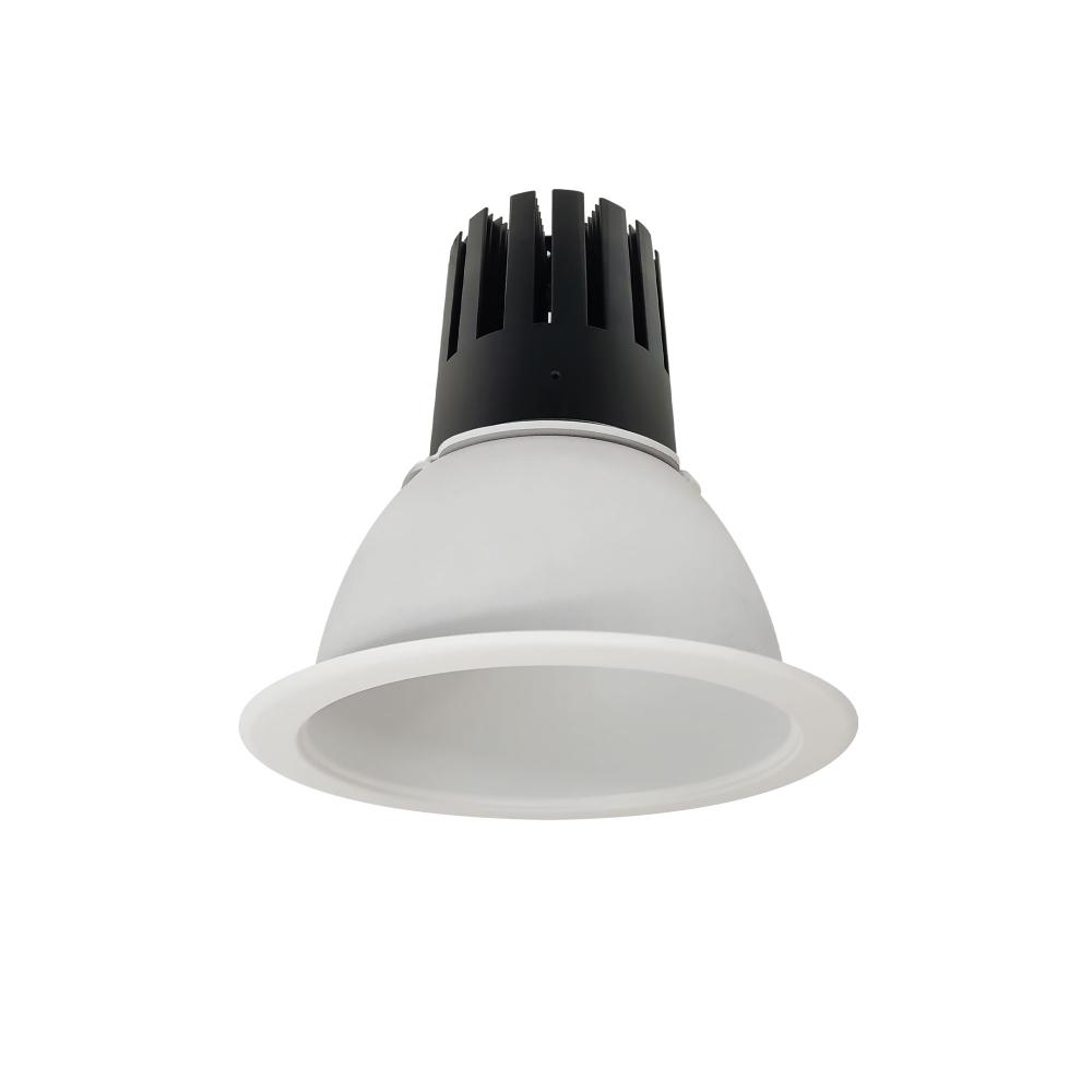 6&#34; Sapphire III Round Open Reflector, 3500lm, 4000K, Narrow Flood Optic, Matte Powder White