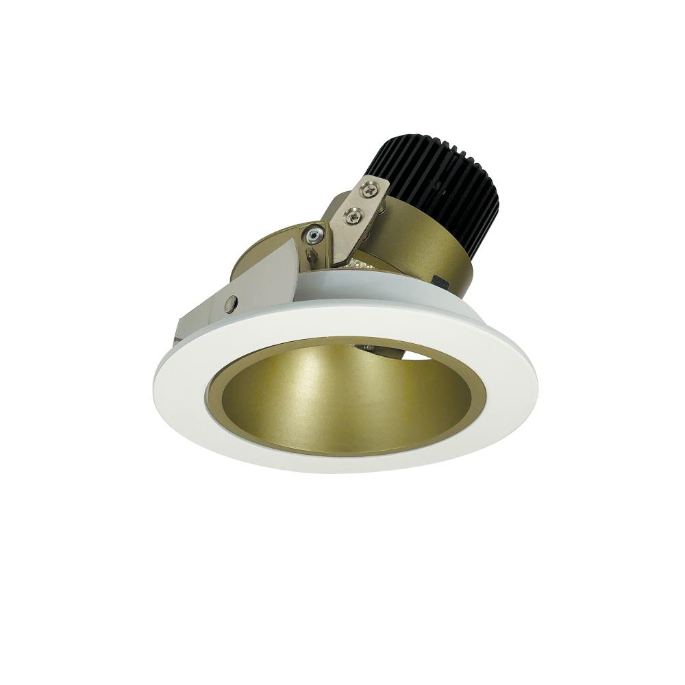 4&#34; Iolite LED Round Adjustable Deep Reflector, 10-Degree Optic, 850lm / 12W, 3500K, Champagne