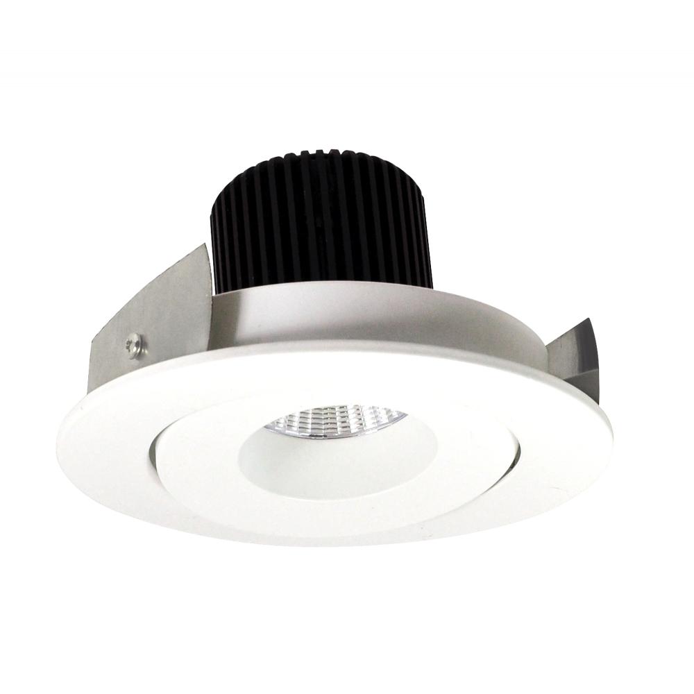 4&#34; Iolite LED Round Adjustable Gimbal, 1000lm / 14W, 3500K, Matte Powder White Finish