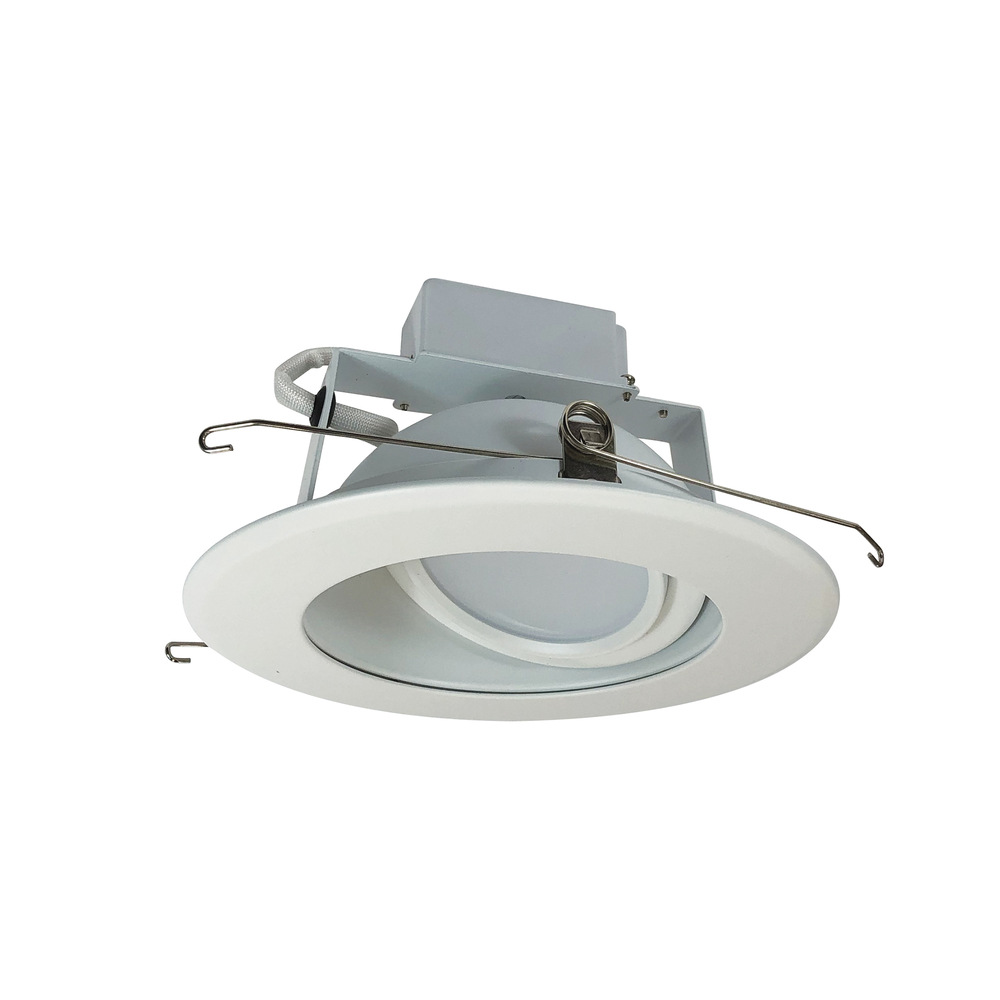 6&#34; Cobalt Adjustable LED Retrofit, 1200lm / 14W, 2700K, Matte Powder White Reflector / Matte