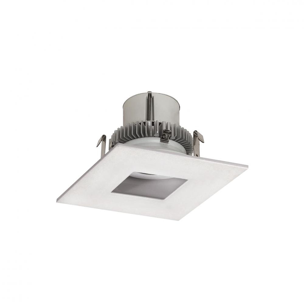 4&#34; Cobalt Click Square Retrofit Pinhole, 750lm / 10W, 3500K, Matte Powder White Finish