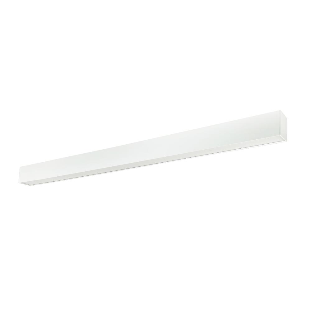 8&#39; L-Line LED Indirect/Direct Linear, 12304lm / Selectable CCT, White Finish