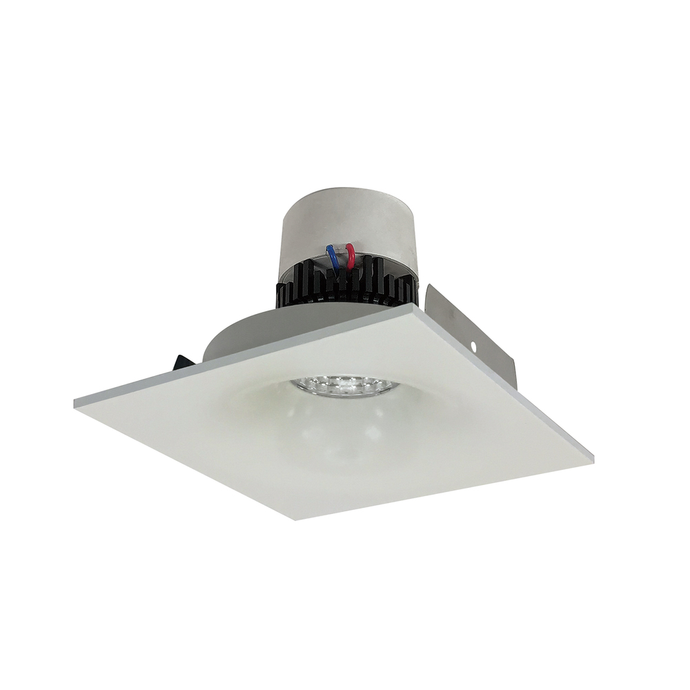 4&#34; Pearl LED Square Bullnose Retrofit, 1000lm / 12W, 4000K, White Finish