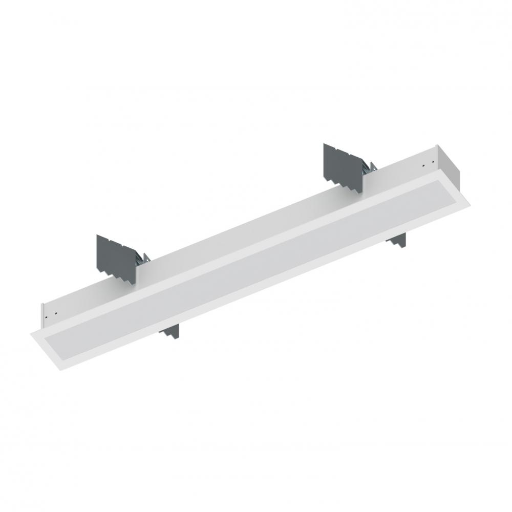 2&#39; L-Line LED Recessed Linear, 2100lm / 4000K, White Finish