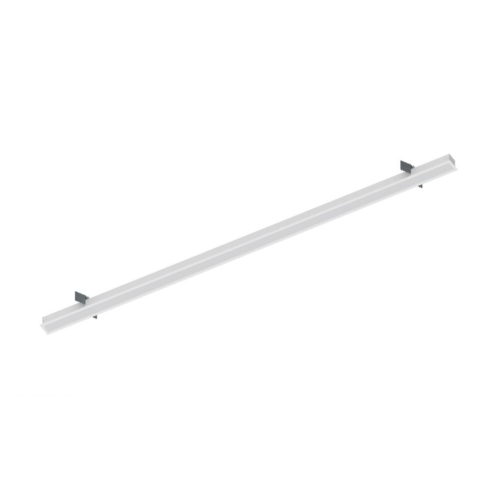 8&#39; L-Line LED Recessed Linear, 8400lm / 3500K, White Finish