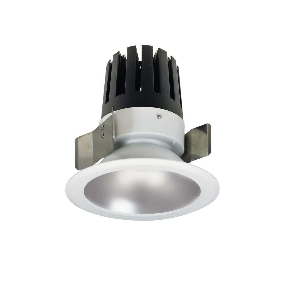 5&#34; Marquise III Round Open Reflector, 2500lm, 3000K, Flood Optic, Haze Reflector/White Flange