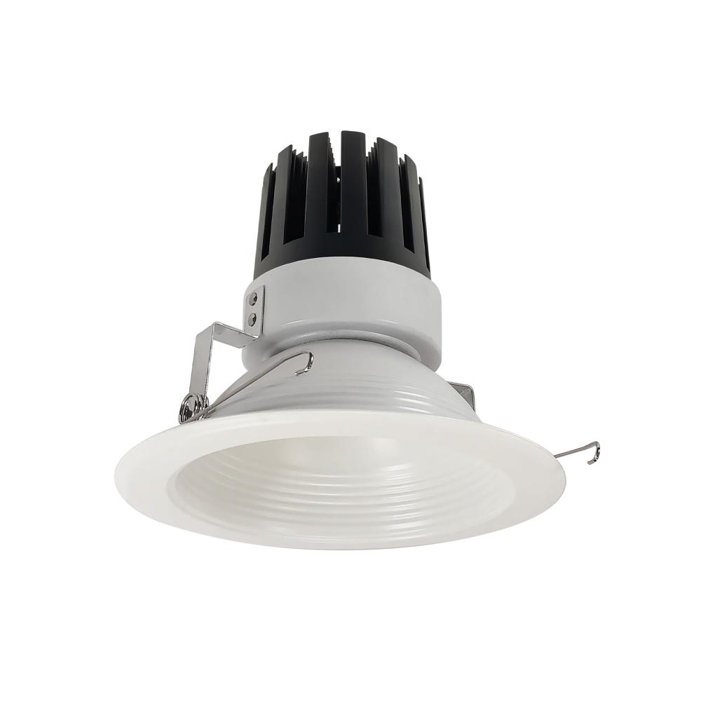 6&#34; Marquise III Round Baffle, 2000lm, 3000K, Flood Optic, White Baffle/White Flange