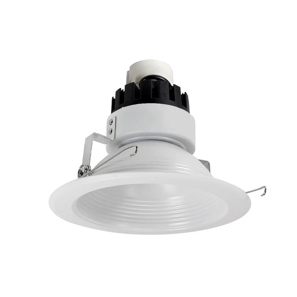 6&#34; Marquise III Retrofit, Matte Powder White Baffle/Matte Powder White Flange, 120-277V; 0-10V