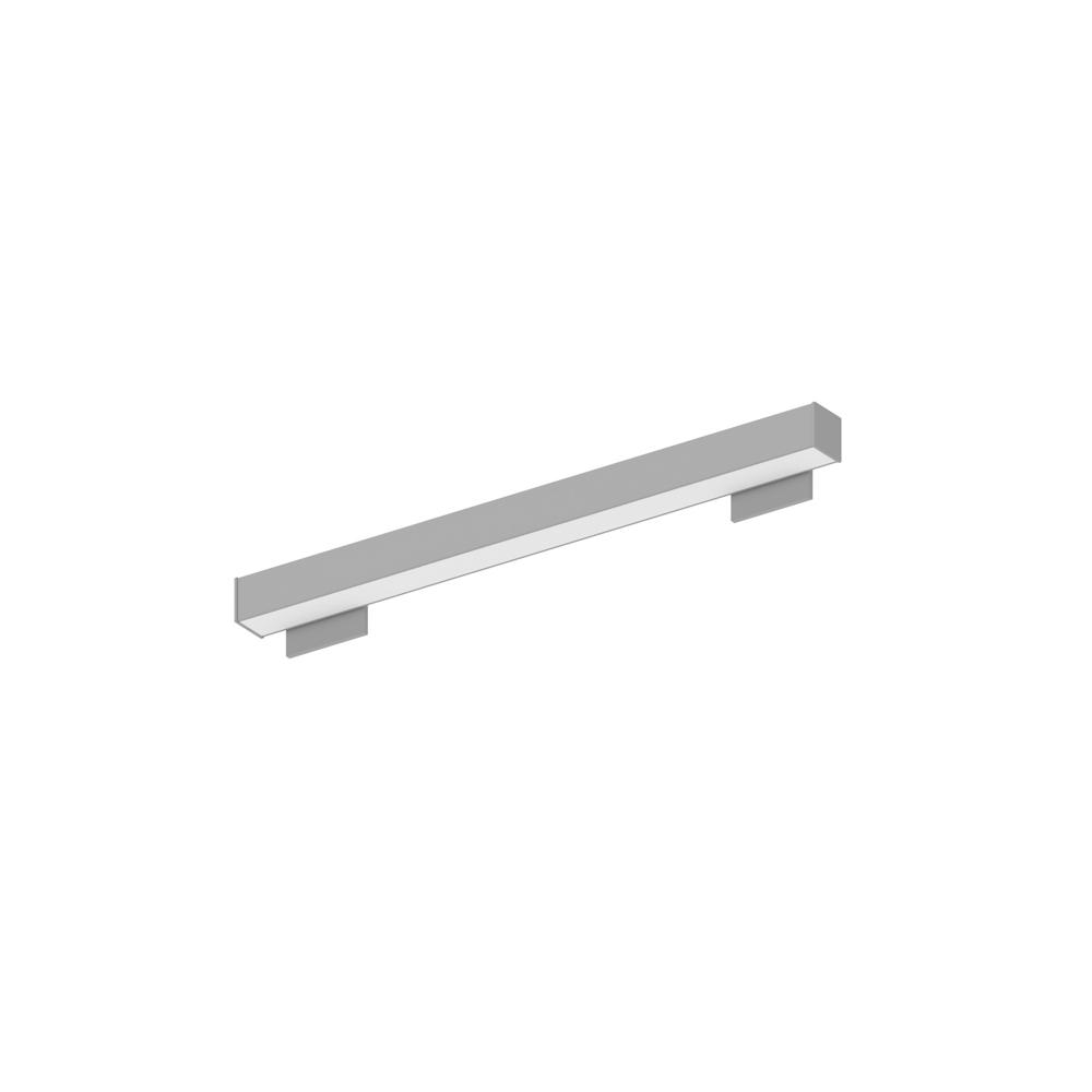 2&#39; L-Line LED Wall Mount Linear, 2100lm / 3000K, 4&#34;x4&#34; Left Plate & 4&#34;x4&#34; Right