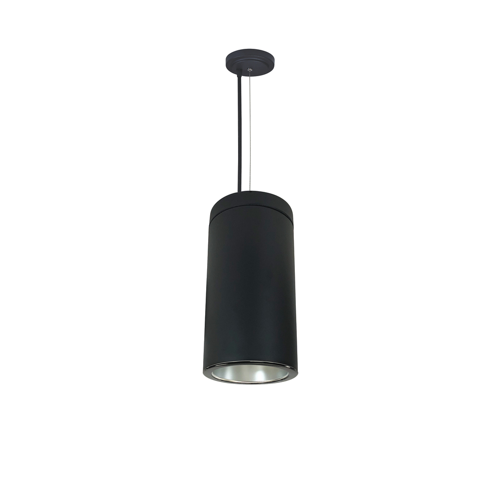 6&#34; Sapphire III Cable Mount Black Cylinder, Diffused Clear Reflector/Black Flange, 120V; Phase
