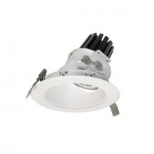 Nora NC3-69L340NMPW - 6" Sapphire III Round Adjustable Reflector, 2500lm, 4000K, Narrow Flood Optic, Matte Powder