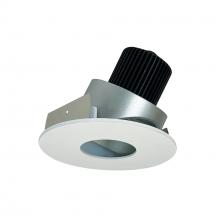 Nora NIO-4RPHA40QHZMPW - 4" Iolite LED Round Adjustable Pinhole, 10-Degree Optic, 800lm / 12W, 4000K, Haze Pinhole /