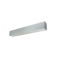 Nora NLUD-4334A - 4' L-Line LED Indirect/Direct Linear, 6152lm / Selectable CCT, Aluminum Finish