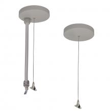 Nora NLUD-PCCA/20 - 20' Pendant & Power Mounting Kit for NLUD Series, Aluminum Finish