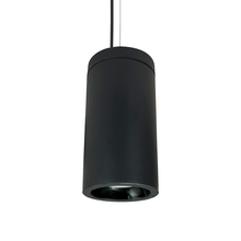 Nora NYLD2-6C10135BBB4AC/PEM - 6" Cobalt Cable Mount Cylinder, Black, 1000L, 3500K, Black/Black Reflector, 120V Triac/ELV/0-10V