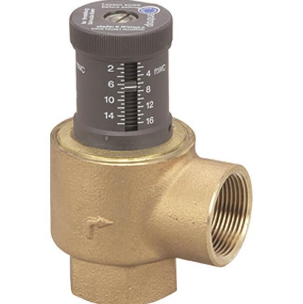 Pressure Differential Valve Brass Fpt 1