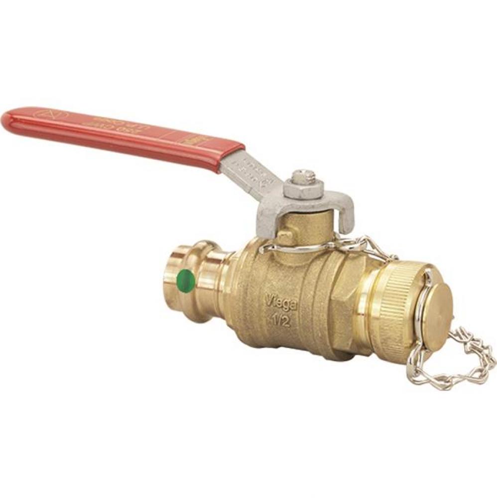 Propress Viega&#xa0;Propress Ball Valve P:  1/2; Hose:  3/4