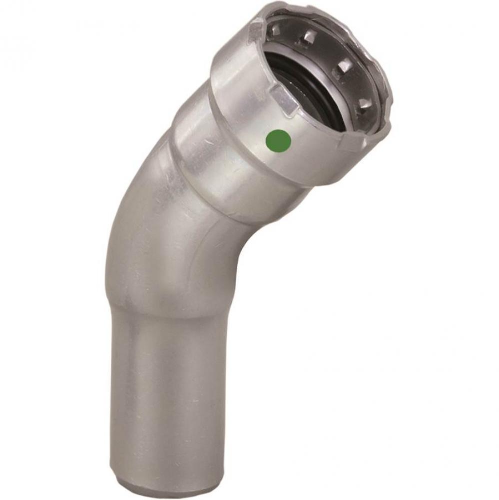 Megapress Viega&#xa0;Megapress 45 Degrees  Street Elbow P: 1; Ftg (Ips): 1