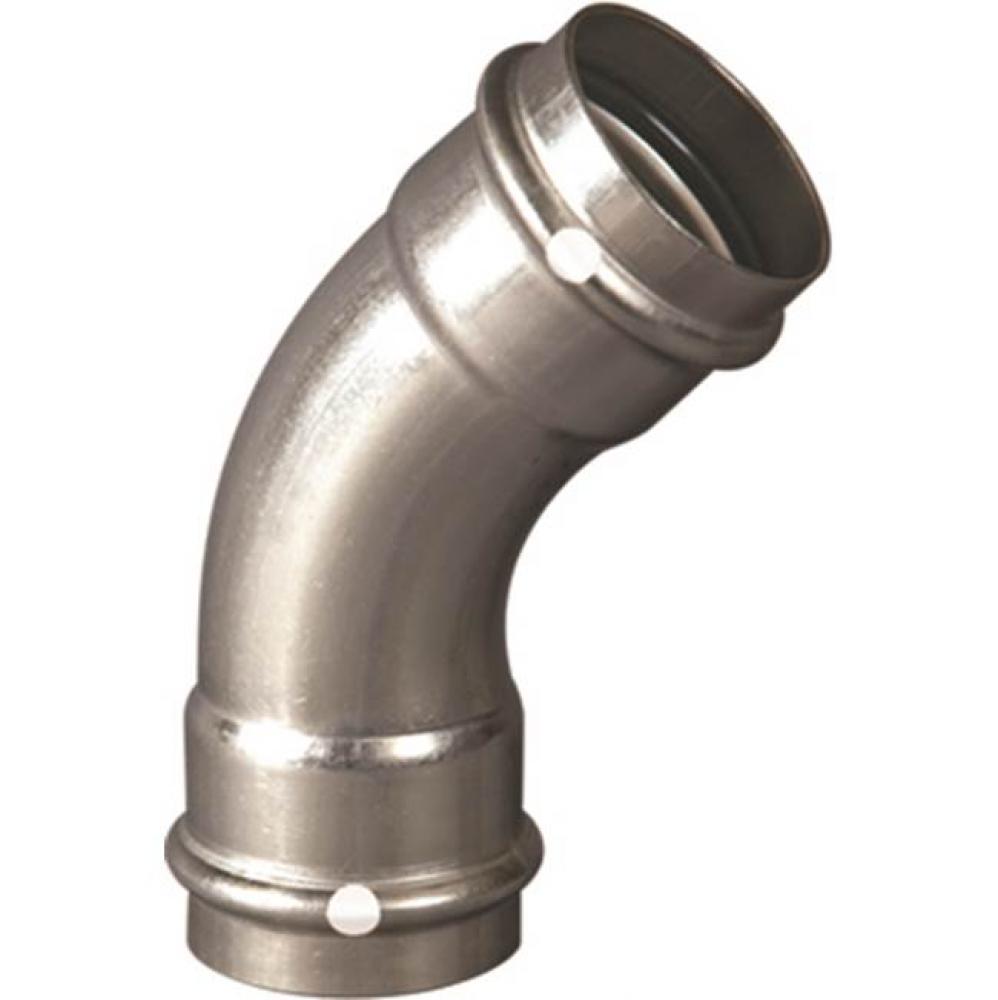 Propress 45 Degrees Elbow P1: 1 1/4; P2: 1 1/4