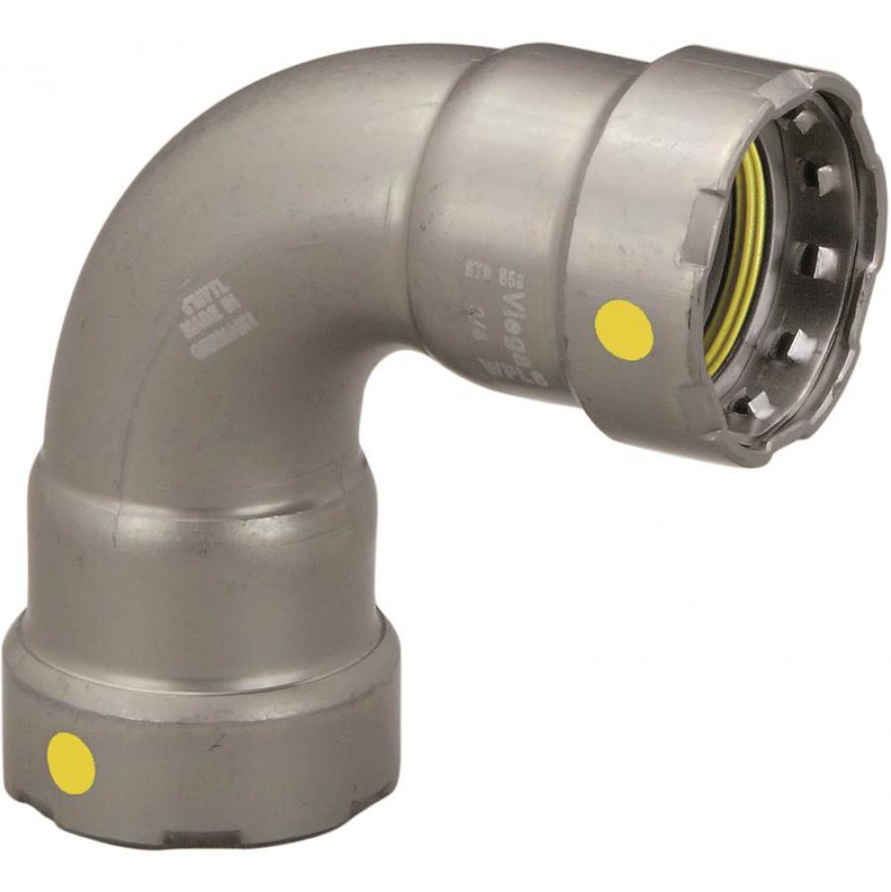 Megapressg Viega&#xa0;Megapressg 90 Degrees  Elbow P1: 1; P2: 1