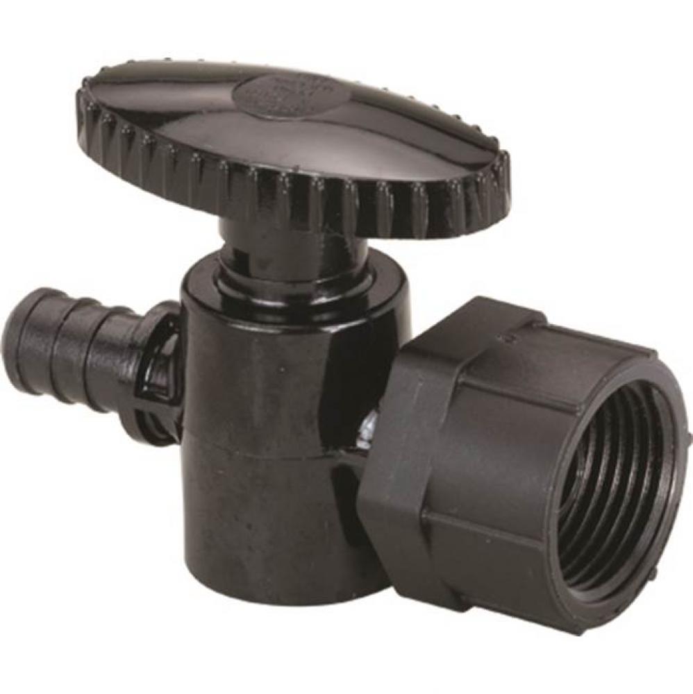 Pureflow Crimp Viega Pureflow Crimp Stop ValveStraight Crimp:  1/2; Closet:  1/2