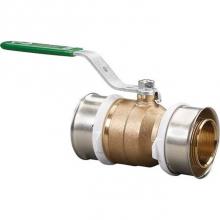 Viega 98201 - Pureflow Press Viega Pureflow Press Ball Valve P1: 1 1/4; P2: 1 1/4