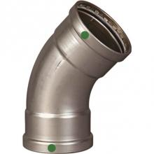 Viega 80475 - Propress 316 Viega Propress 45 Degrees  Elbow P1: 2 1/2; P2: 2 1/2