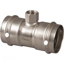 Viega 85832 - Propress Reducing Tee 304 Stainless Steel P1 3/4 P2 3/4 Fpt 3/4