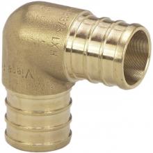 Viega 46933 - Pureflow Crimp 90 Degrees Elbow Brass Crimp1 1/2 Crimp2 1/2