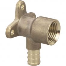 Viega 46233 - Pureflow Crimp Viega Pureflow Crimp 90 Degrees  ElbowDrop Ear Crimp:  1/2; Fpt:  1/2