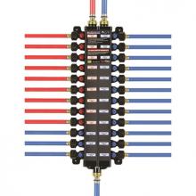 Viega 49243 - Pureflow Manabloc Distribution Manifold Adapter Polymer Port(S) 24 D 1/2 Hot 9 Cold 15