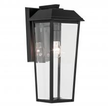 Kichler 59119BKT - Mathus 18 Inch 1 Light Outdoor Wall Light with Clear Glass In Textured Black