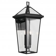 Kichler 59127BKT - Regence 26 Inch 2 Light Outdoor Wall Light with Clear Glass In Textured Black