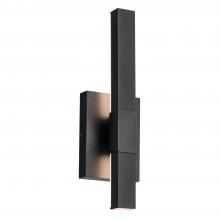 Kichler 59143BKT - Nocar 16 Inch LED Outdoor Wall Light In Textured Black