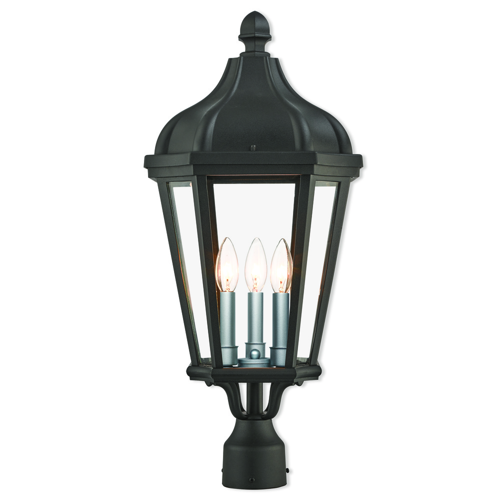 3 Lt TBK Outdoor Post Top Lantern