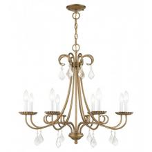 Livex Lighting 40878-91 - 8 Lt BN Chandelier