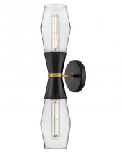 Lark 83902BK - Two Light Sconce