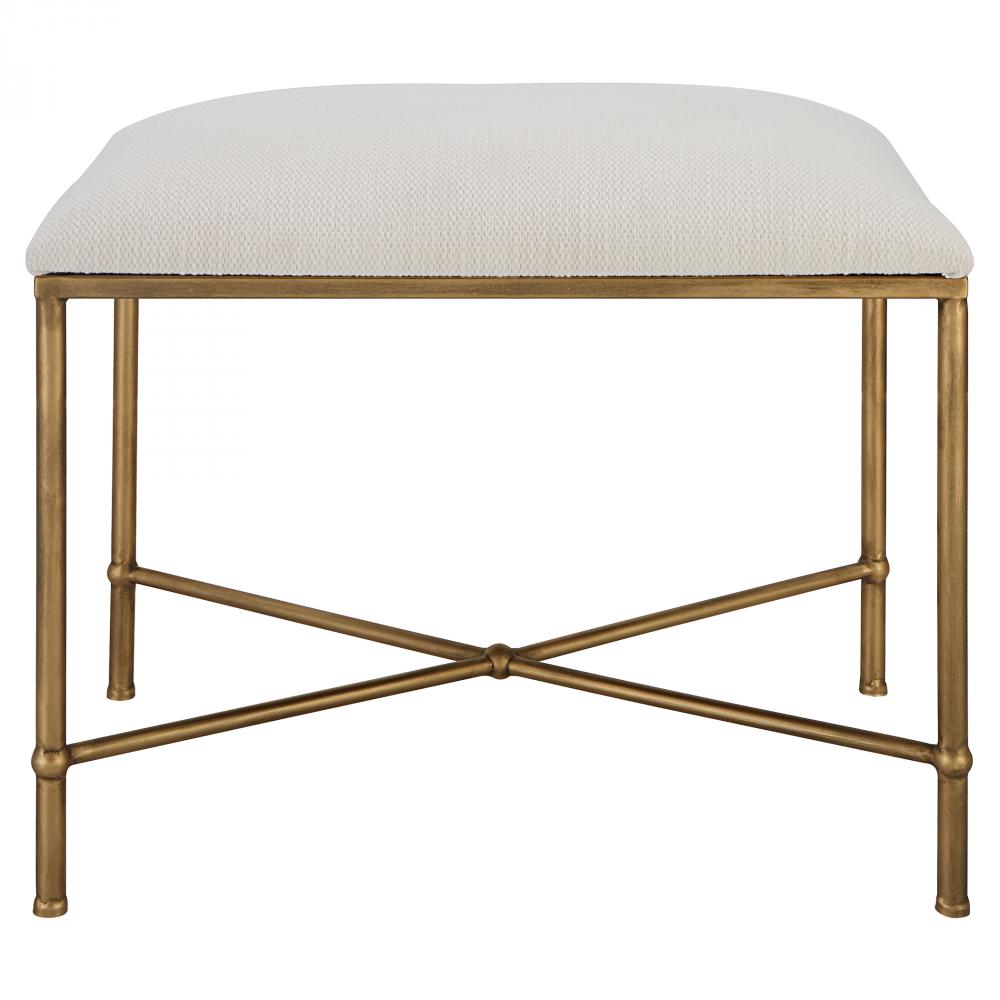 Uttermost Avenham Small Bench, Gold