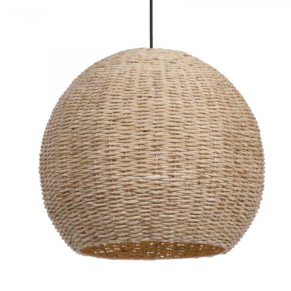 Uttermost Seagrass Dome, 1 Lt Pendant