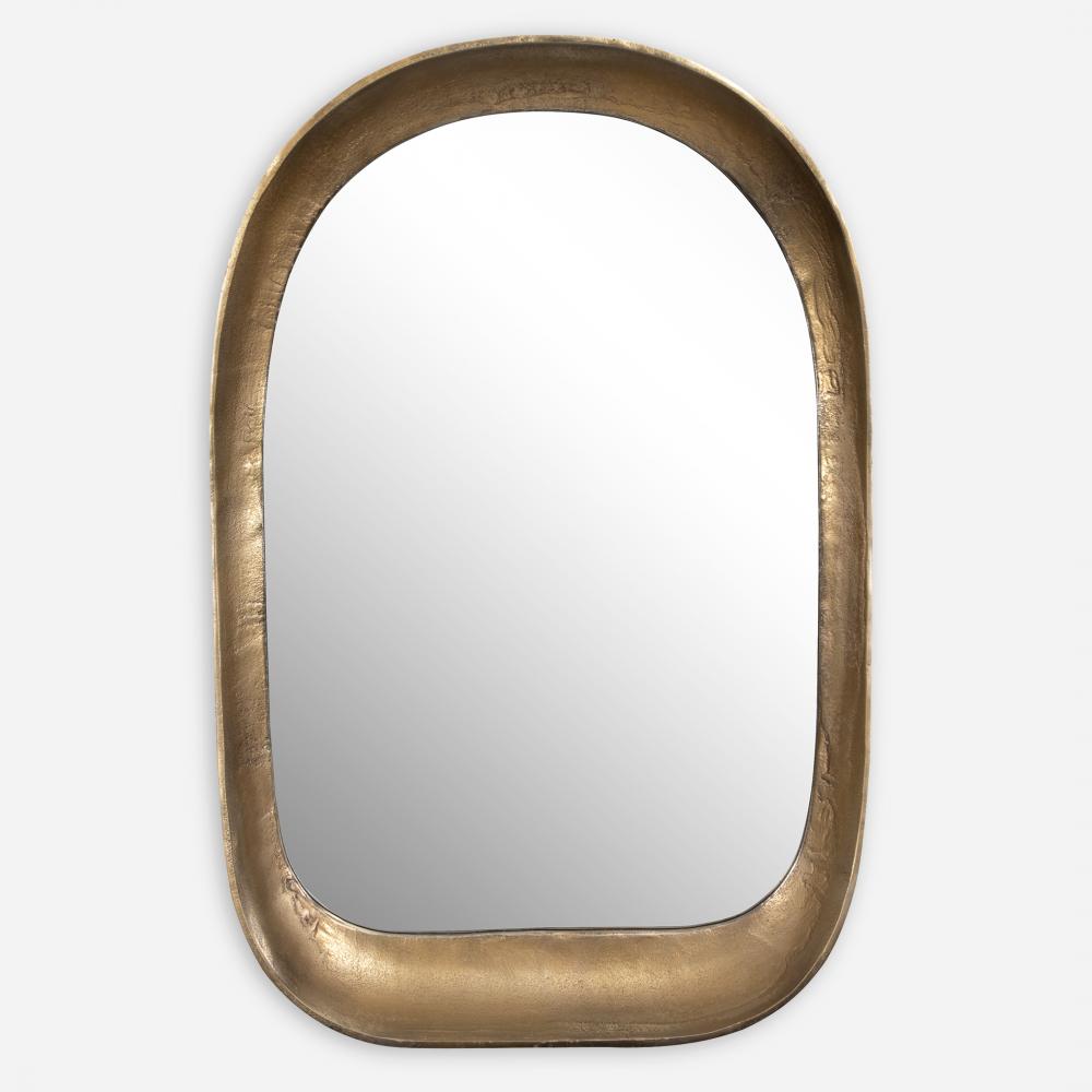 Uttermost Bradano Arch Mirror, Brass