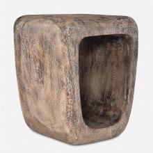 Uttermost 24901 - Uttermost Loophole Accent Stool, Bleached Wash