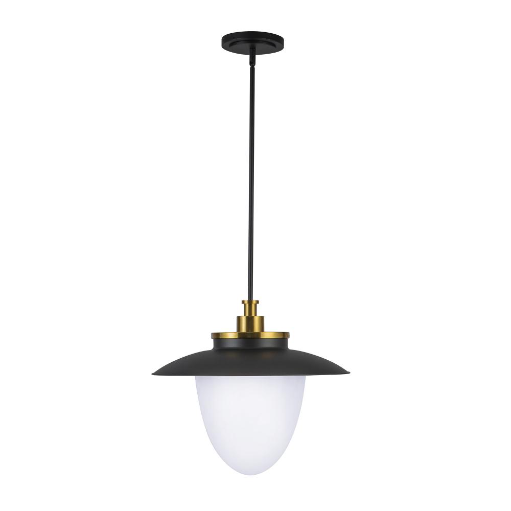 Dahlia 3 Light Pendant 20&#34;, Brushed Brass