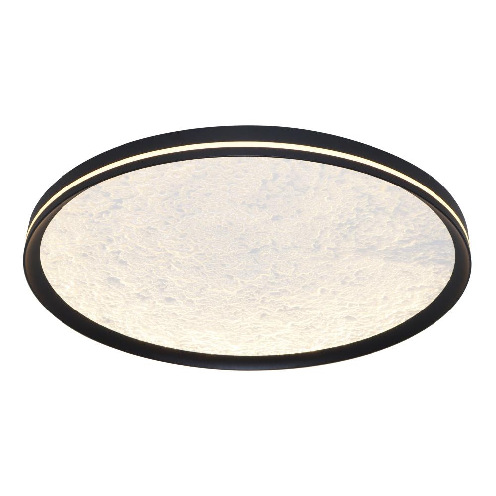 Luna Integrated LED Flush Mount 16&#34;, Black