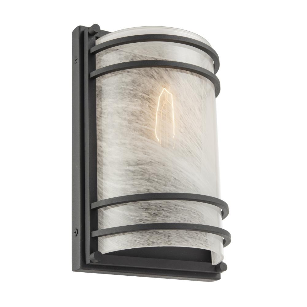 Keswick 1 Light Outdoor Wall Sconce 11&#34;, Black