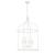 Brookstone 6-Light Pendant in Bisque White
