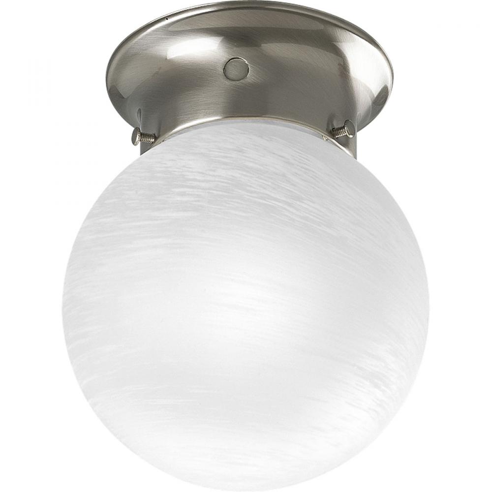 Glass Globes Collection 6&#34; One-Light Close-to-Ceiling
