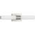 Blanco LED Collection 22" Brushed Nickel Etched White Glass Modern Bath Vanity Light