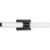 Blanco LED Collection 22" Matte Black Etched White Glass Modern Bath Vanity Light
